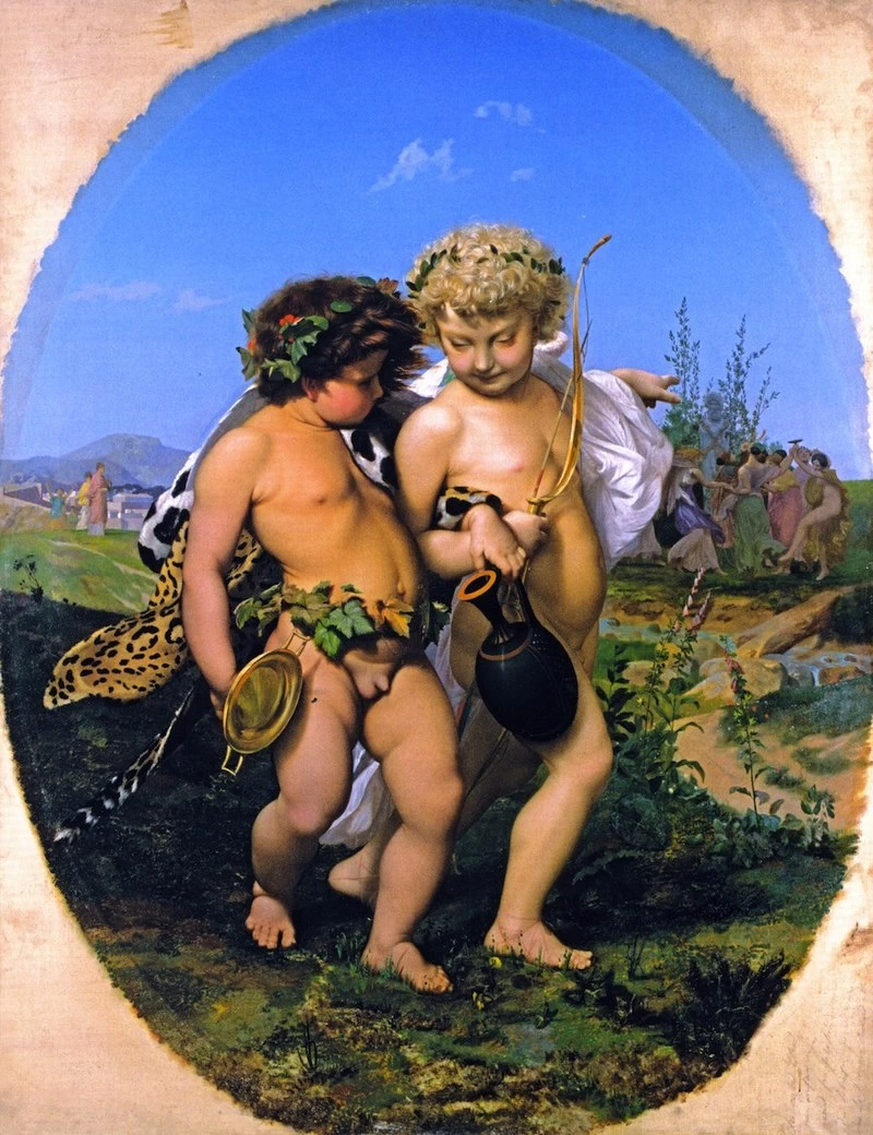 Bacco e Cupido ubriachi - Museo delle Belle Arti di Bordeaux